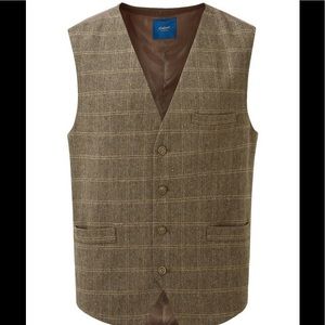NWT Men’s Cotton Trader’s Button-Down Vest, 2XL